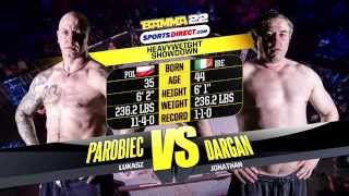 BAMMA 22 Lukasz Parobeic vs Johnny Dargan Resimi