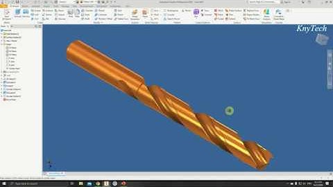 Twist drill by Autodesk Inventor 2020 [Easy Method]