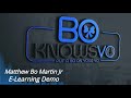 Bo martin jr elearning demo