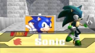 SSBB Hack by Blase005 and with help from Shock44 Sonic New Result animation!