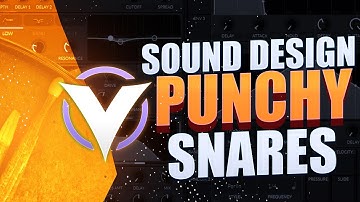 How To Sound Design Punchy Snare Drums (using Vital)