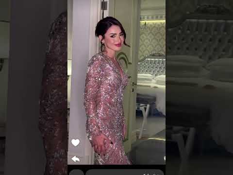 اطلالة صفا سرور في عرس شيرين وأسامة