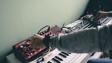 Techno Jam. Behringer Neutron, drumbrute impact, Volca Keys, Td-3.