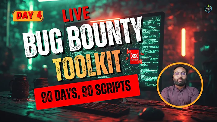 LIVE - Day 4 of 90 | Bug Bounty Toolkit : 90 Days , 90 Scripts | Subdomain Enumeration Scripts
