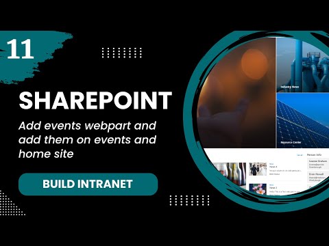 SP Modern #11 - Add events webpart and add them on events and home site