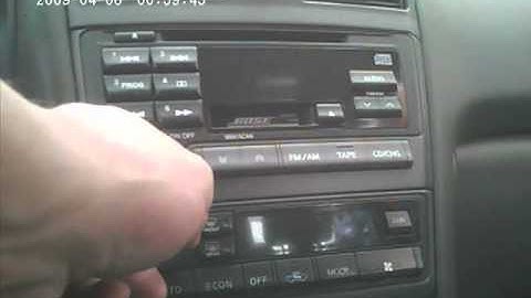 2003 Nissan Maxima Radio Tested