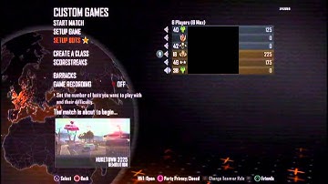 Black Ops 2 custom game xp lobby AFTER PATCH Tutorial w BOTS After all Patches !!!