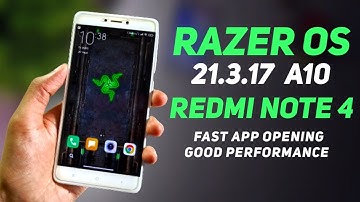 MIUI 12.5 Razer OS 21.3.17 Update For Redmi Note 4 | Android 10 | Fast App Opening, Good Performance