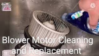TOYOTA RAV4 1999 Blower Motor removal and coming down on the source of the stinky smell! 99 Rav4 Engine