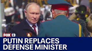 Putin replaces defense minister