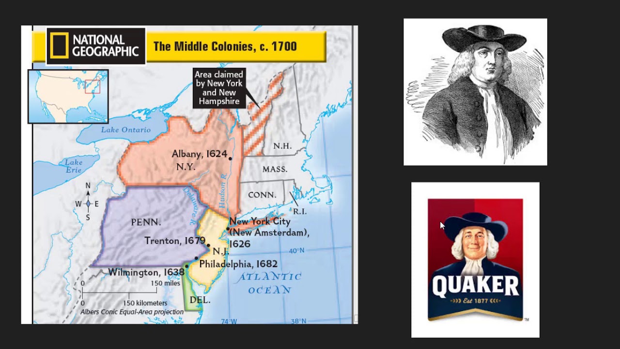 Unit 1 video 3 The Middle Colonies - YouTube