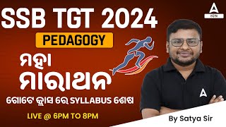 SSB TGT PEDAGOGY ONESHOT | COMPLETE SYLLABUS COVERAGE | BY SATYA SIR