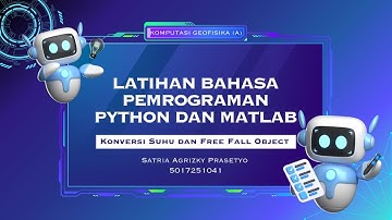 Latihan Python dan Matlab untuk konversi Suhu