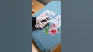 STOP Using the WRONG Stabilizers 🪡 #machineembroidery #shorts