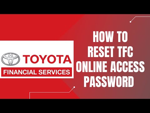 How to Reset Toyota Financial Password?