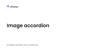 Image accordion widget for Elementor