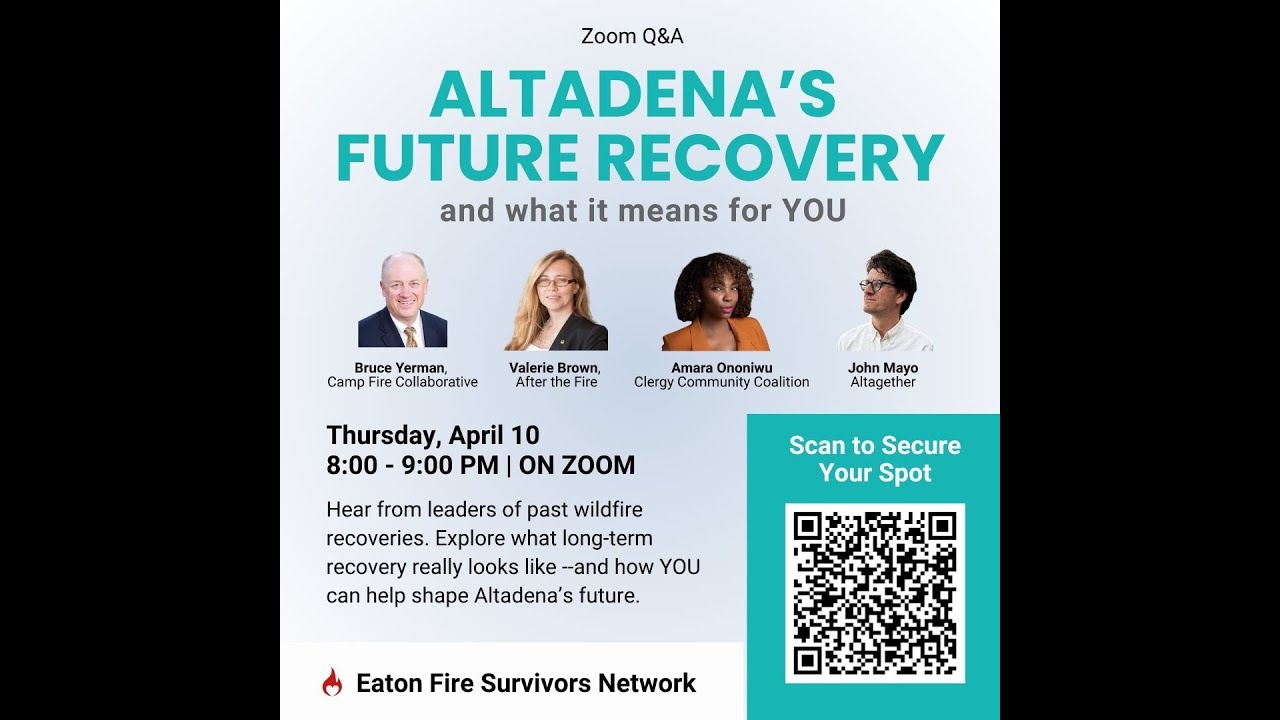 Altadena's Future Recovery