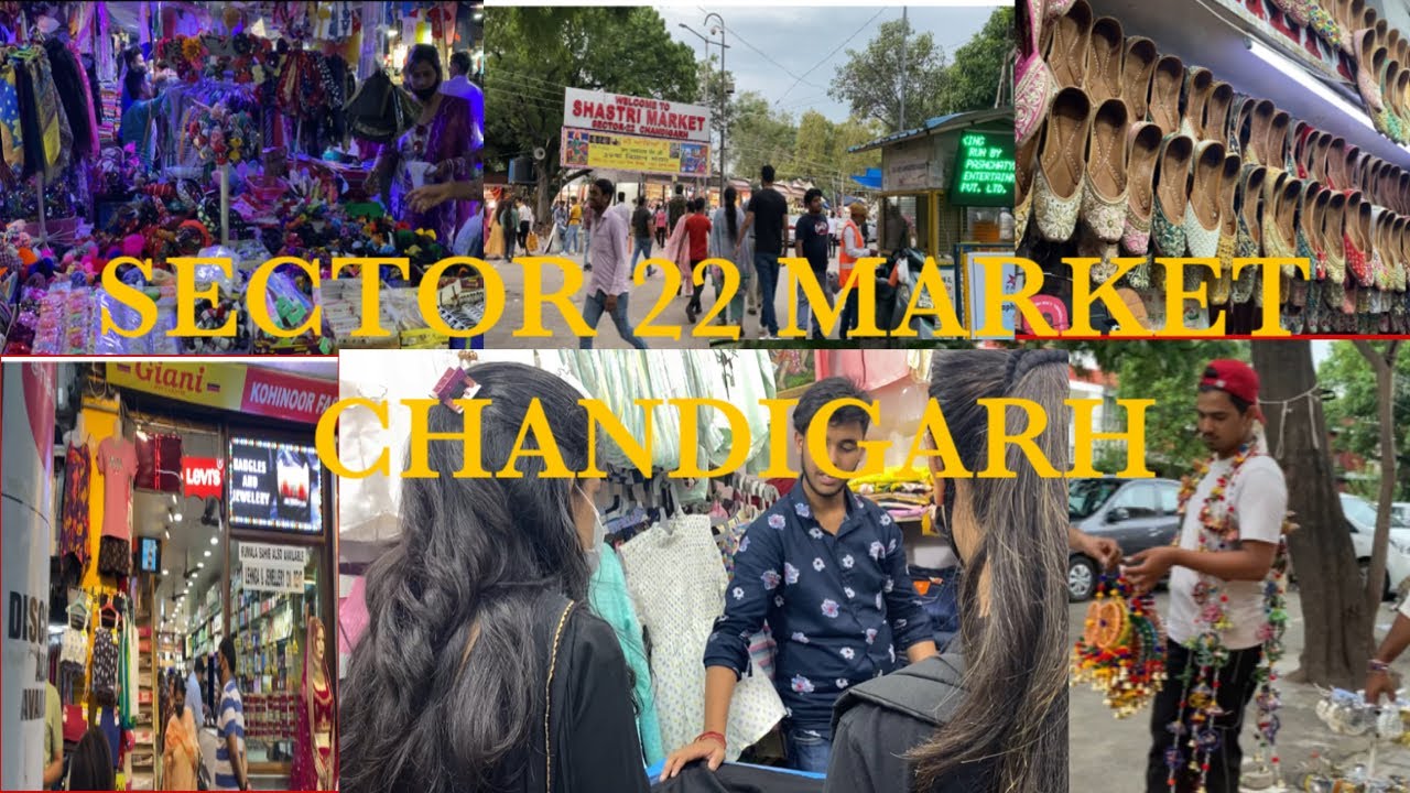 Chandigarh sector 22 street marketFamous shastri market cheap Hub💅🏼👗👟🥻🛍💕 YouTube
