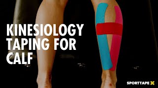 Kinesiology Taping for Calf Pain - How To Strap The Calf Using Kinesiology Tape