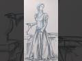 Drawing Female Characters#drawing #sketch #art #shorts