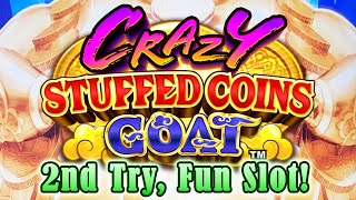 Crazy Stuffed Coins Goat slot - 2nd Attempt, Live Play and Bonuses at Yaamava Casino!