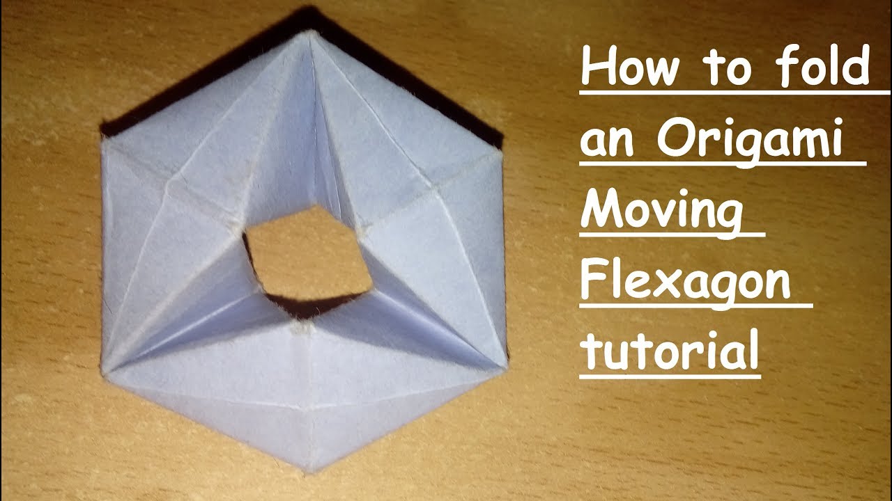 How To Fold An Origami Moving Flexagon Tutorial Better