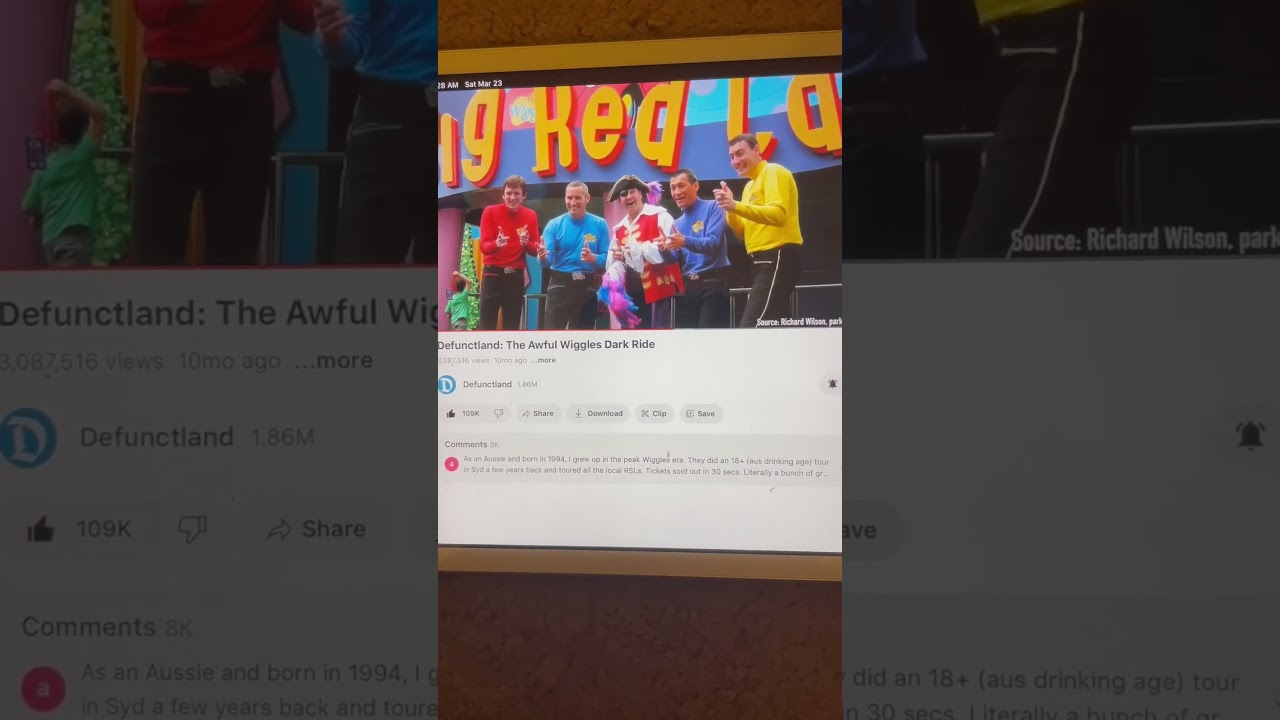 The wiggles big red car ride  the wiggles at  dreamworld Australia, ￼￼￼