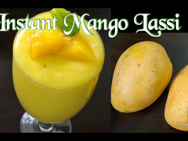 Mango Lassi recipe | Instant Mango Yogurt Smoothie | Summer Drink | Sweet Lassi |Harleen