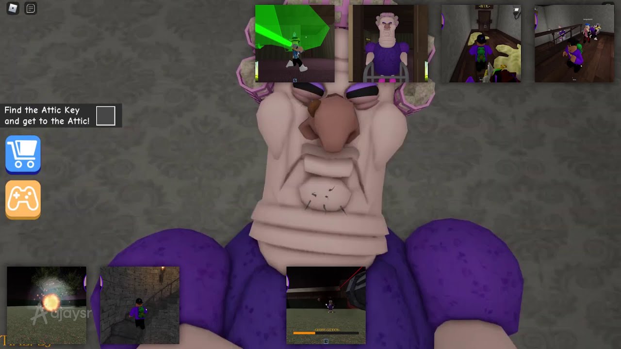 ROBLOX GRUMPY GRAN JUMPSCARES has a Sparta Remix