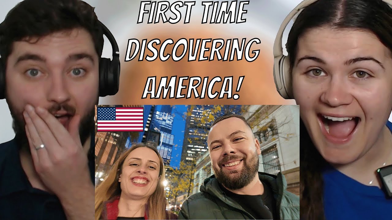Brits React to European Couple Discovers America for the First Time ...