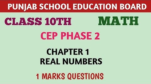 10th MATH CEP PHASE 2(LEP) 2024-25 MCQ, T/F, FILL UPS 1 MARKS QUESTIONS ANSWER KEY STUDY ANYTIME