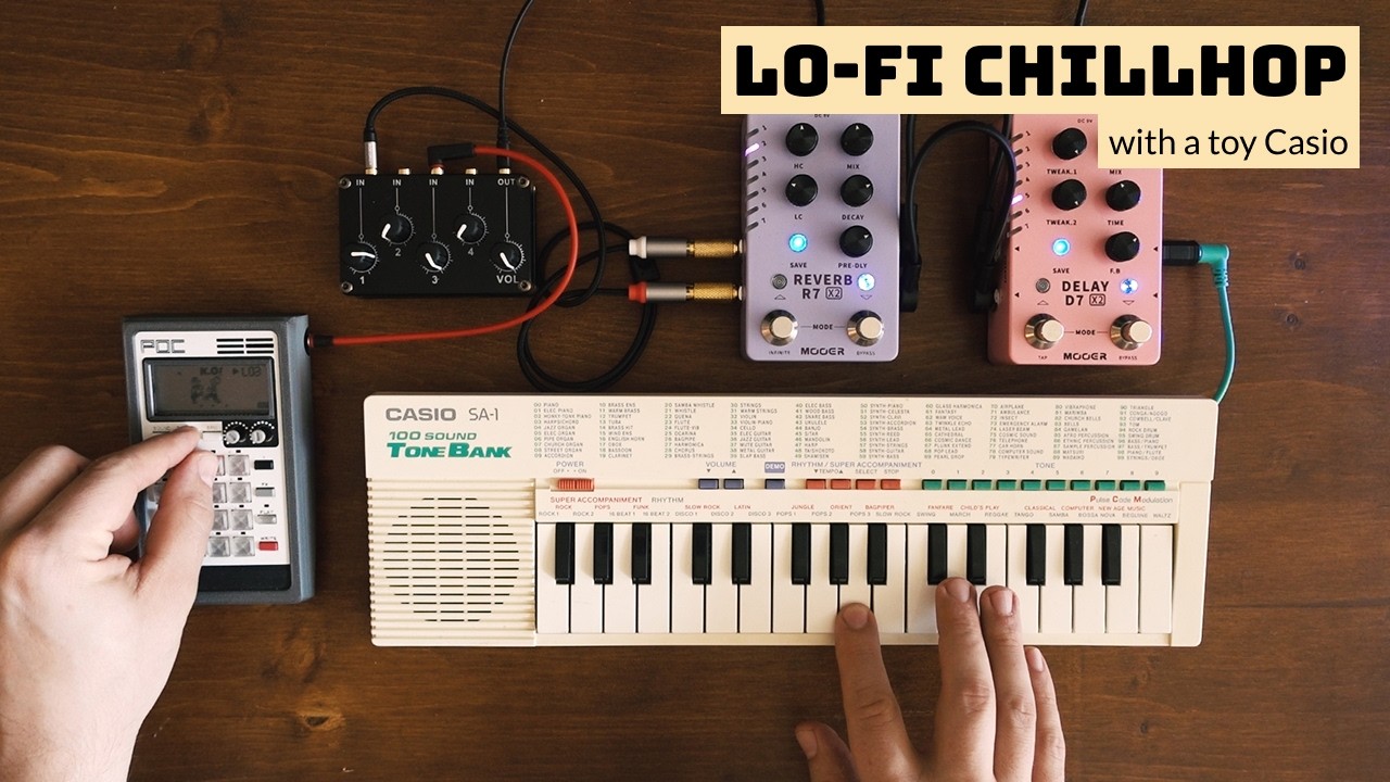 Casio MT-60☆Lo-Fi/アンビエント向け☆動作品☆チル系Lo-Fi☆ Chillhop lo-fi beat (60 BPM) | toy Casio + PO-33 - YouTube