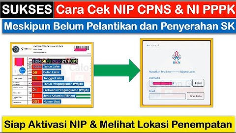 Cara Cek NI PPPK dan NIP CPNS Meskipun Belum Pelantikan dan Penyerahan SK CASN di MFA ASN Digital
