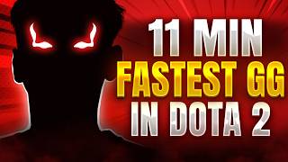 11 MIN FASTEST GG in DOTA 2 HISTORY?! Falcons vs Vici Gaming