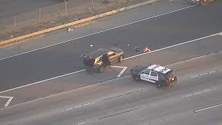 Fullerton police on 91 freeway ...