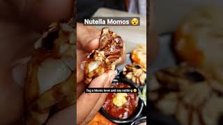Viral Nutella Momos ? || Chocolate Momo || Fusion Food #chocolate #momos #viralshort #shorts