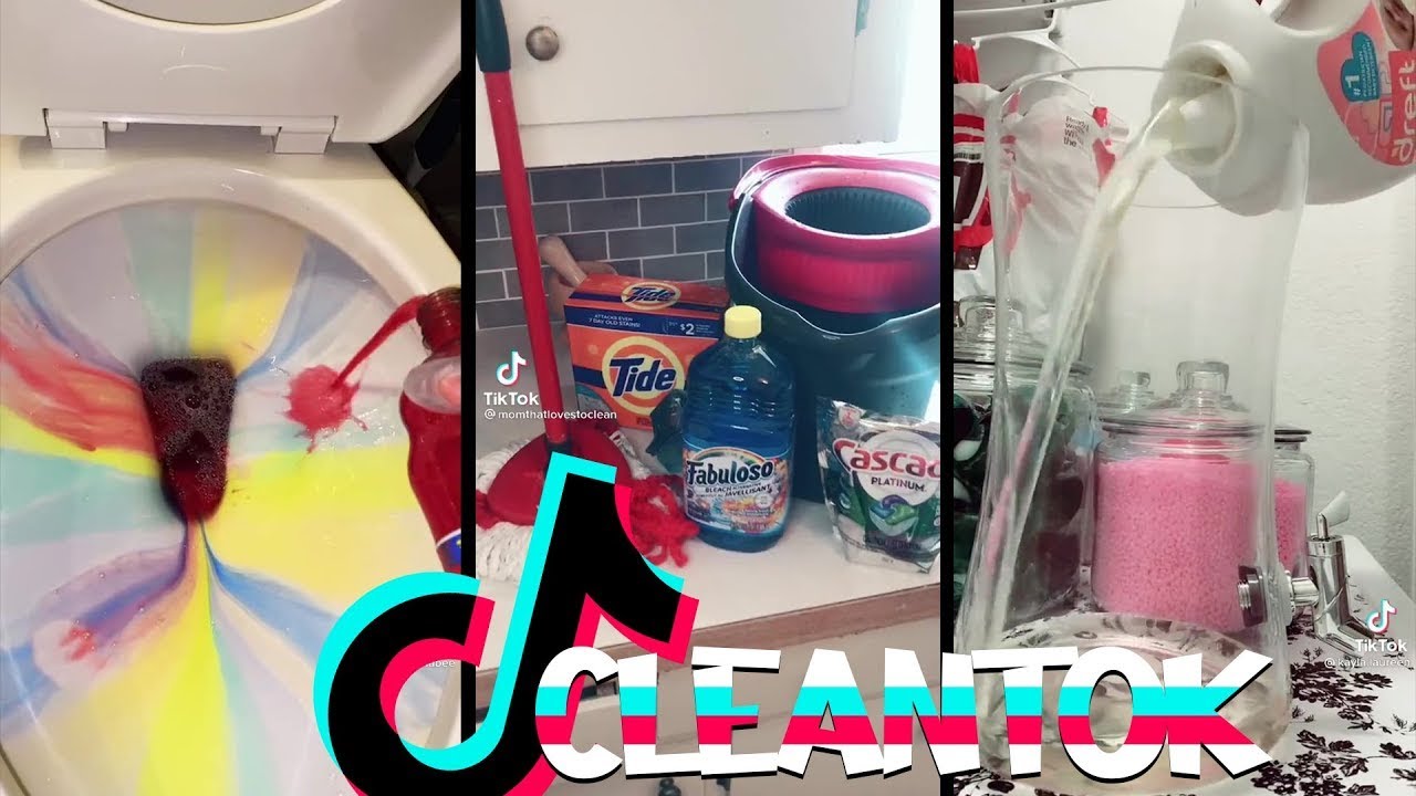 TikTok Made Me Buy A Mop 😂 CLEANING TIKTOK 🧺 ASMR 102 12 MINUTES