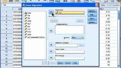 Multiple Regression - SPSS (part 1)