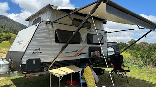 My Caravan 12 ft Jayco “Bushpack” Model, a little beauty!👌I phone 14 pro max.