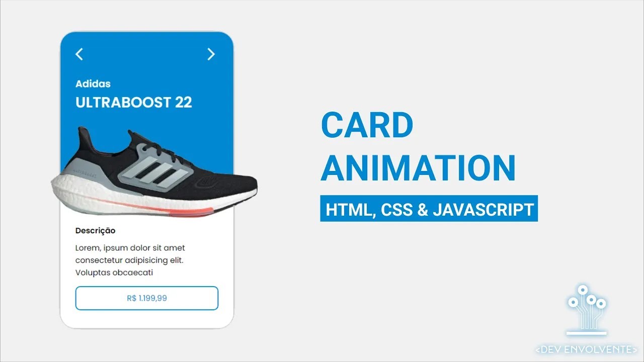 Criando Card Animado - HTML, CSS & JavaScript - YouTube