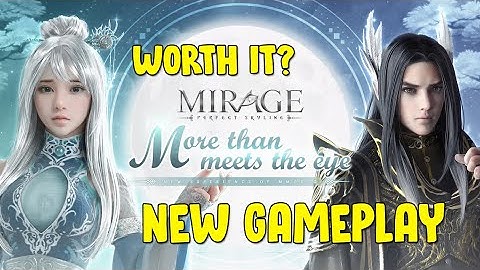 Mirage:Perfect Skyline Gameplay MMORPG Android/iOS 2021