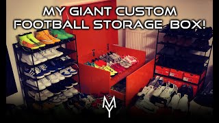 MY FOOTBALL BOOT COLLECTION - GIGANTIC CUSTOMS - AWESOME CUSTOM NIKE FOOTBALL BOOT STORAGE BOX