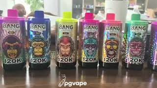 Bang Legend 120K Puffs 5 In 1 Flavors Disposable Vape Adjustable Flavors Vape Factory Direct Pgvape