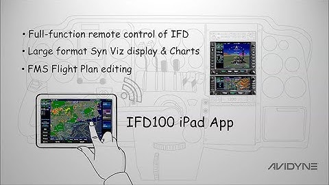 IFD100 App for the Avidyne IFD Series