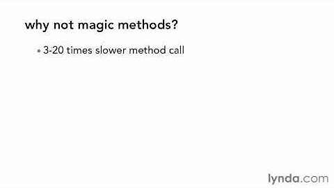 Advance OOP Tutorial for PHP programming Part 9(Describing magic method)