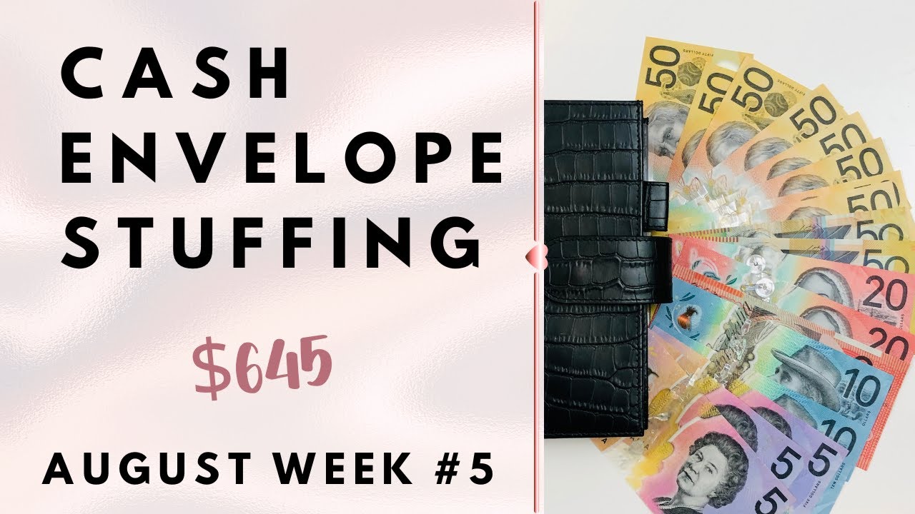 ð° August 2022 | Cash Envelope Stuffing #5 | Weekly Expenses & Sinking