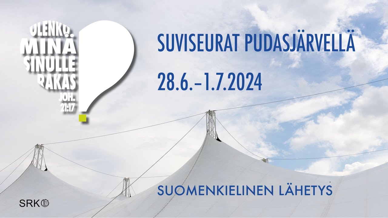 Suviseurat Pudasjärvellä 2024, lauantai 29.6. YouTube