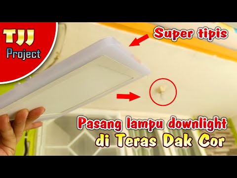 How to install a LED light on a minimalist ceiling. Video ini menampilkan model lampu LED terbaru de. 