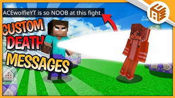 How to make a "Custom Death Message" using Command Block (Minecraft Bedrock Edition/ Pocket Edition)