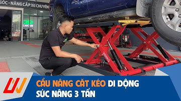 Giới thiệu cầu nâng cắt kéo di động, sức nâng 3 tấn của Uni Việt